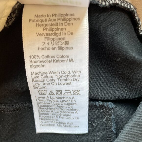 J Crew Sz 4 Black shorts with scallop trim - Picture 5 of 5